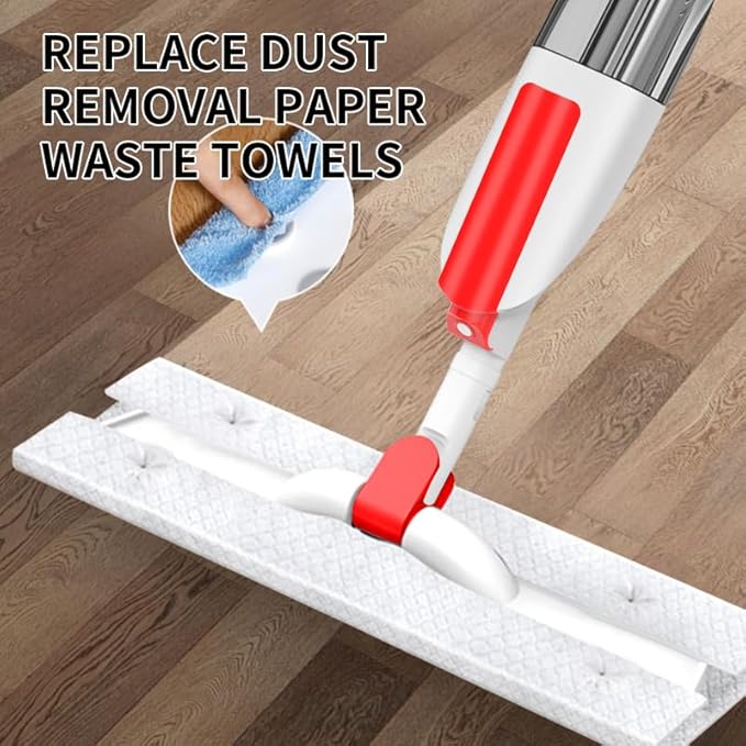 Spraying, Spraying, Multifunctional Rotary, Dry and Wet Dual-Purpose, Lazy Flat mop, Wooden Floor God mop, Spraying mop with 5 mops.