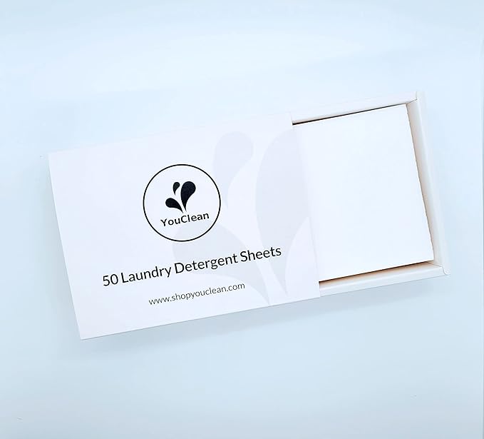Laundry Detergent Sheets - Family Pak up to 100 loads (50 sheets) - Lavender - Powerful/Hypoallergic/Eco-friendly/Biodegradable