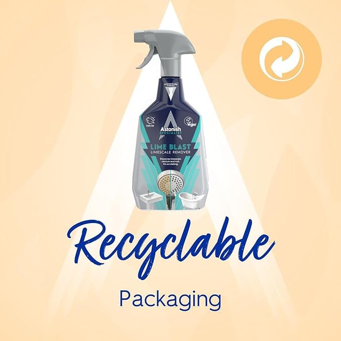 Astonish Specialist Ultimate Limescale Remover Cool Eucalyptus - No Scrub Cleaner Tackles Hard Water, Limescale, Rust & Calcium - Cruelty Free Bathroom & Kitchen Cleaning Solution, 750ml Bottle, 2PK