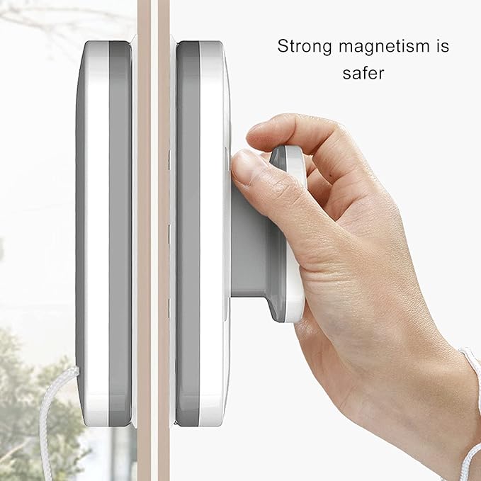 Double Sided Magnetic Window Cleaner, High Safety Outside Window Cleaner Tool, Cleaner Brush Tools for 3 to 10mm Glass