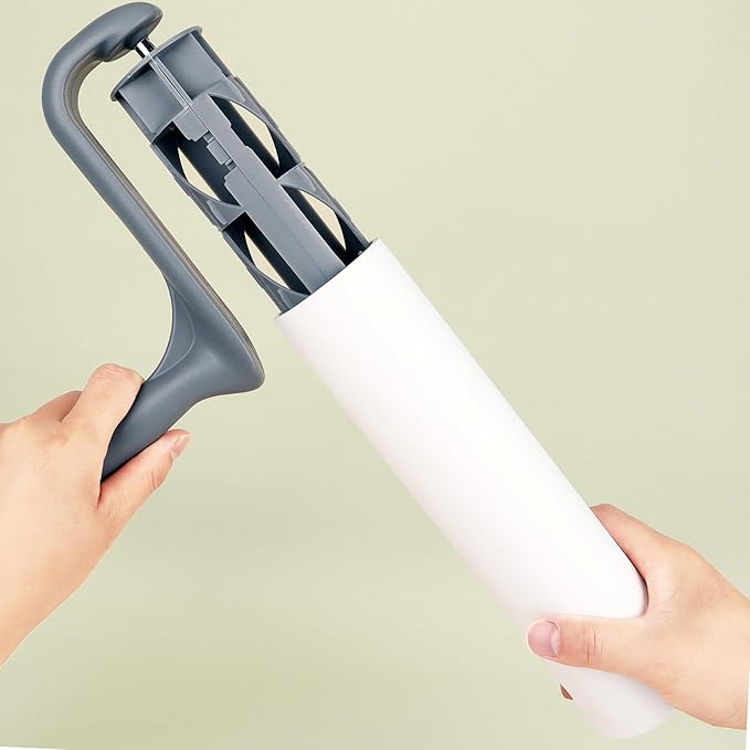 10 inch Mega Lint Roller Refills for Evercare Layers Smart Design Large Floor Lint Rollers Extreme Stick 10'' Wide Sticky Roller Refills 60 Sheets per Roll 5 Pack Total 300 Sheets