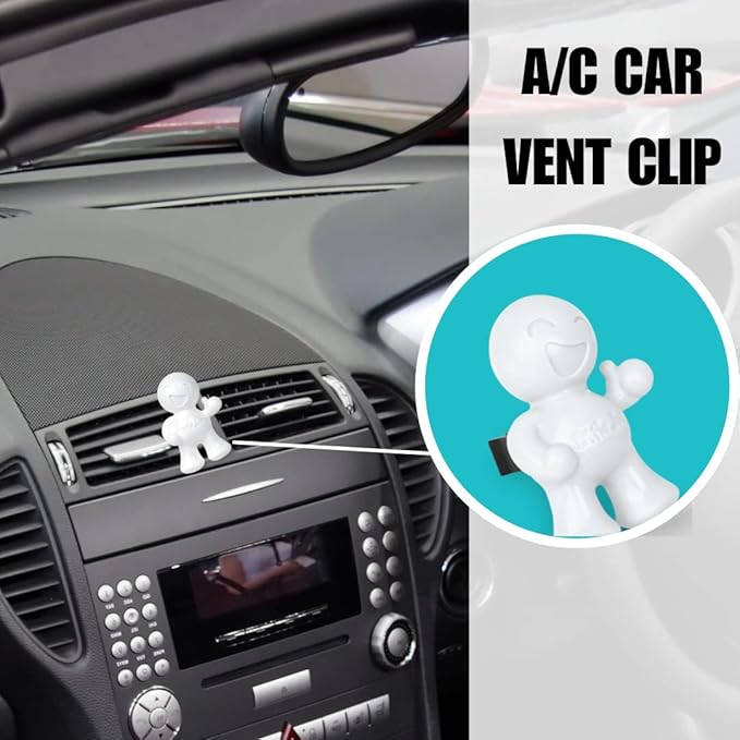 Little Joe 96401 New Car Scent Car Air Freshener Vent Clip, Fights Odors for up to 45 Days, Long-Lasting Freshness, Cute Car Odor Eliminator, Pack of 1