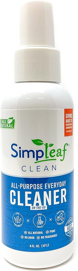Simpleaf Clean All-Purpose Everyday Cleaner | Eco-Friendly | Safe for Kids and Pets | Unscented 4oz
