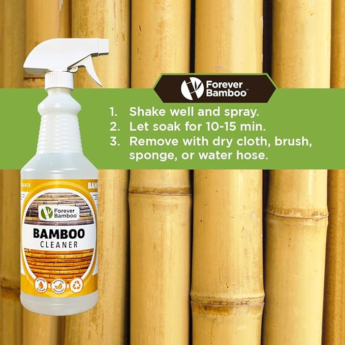 Forever Bamboo Cleaner Exclusive Formula Bamboo Cleaning Spray, Eco-Friendly Water-Based All Purpose Cleaner