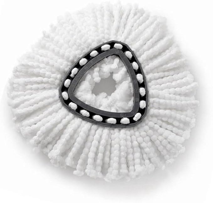 New Small Spin Mop Replacement Base Brush Rotating Mop Base Triangle Accessory Mop Cloth Parts,Compatible for O-Cedar EasyWring RinseClean(5pcs a)