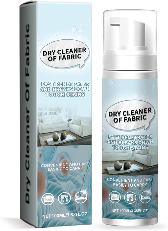 Fabric Cleaner - Remove, Protect, and Deep Clean, Quickly Lifts Stains & Dirt, Deeply Penetrates Water Safe Fabric & Fibers of Upholstery, Clothing, Rugs & Carpeting, for Fine Fabrics, 100ml