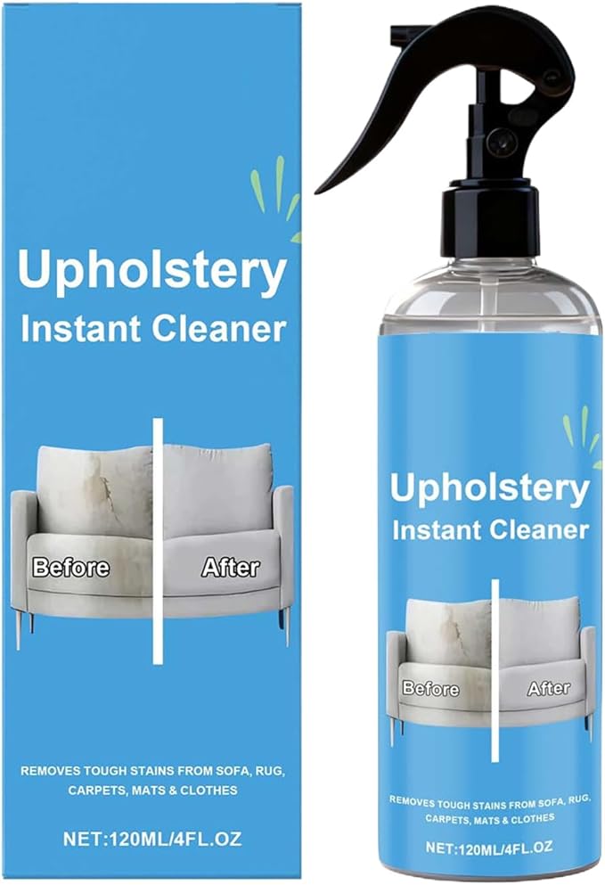 Textile Refresher - Fabric Cleaner for Furniture Care | Fast Evaporating 120ml Formula, No Rinse Application, Free Action with Odor Neutralizing Boost & Color Friendly Blend for Home, Bedroom,