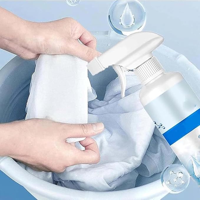 Clothing Emulsifier 𝐒tain Remover, Non Ionic Emulsifier Clothing Cleaner, Deep 𝐒tain Remover For Clothes, Powerful Fabric Cleaner for Clothes Care, Gentle on Most Fabrics (1)