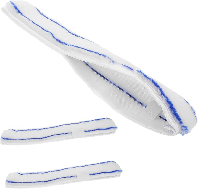 3pcs Extendable Glass Cleaning Tool with Interchangeable Wiper Heads for Efficient Household Use for Shower Windows and Car Surfaces