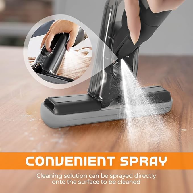 Mini Spray Mop for Countertop Cleaning, Self Squeezing Mini Mop with Spray, Quickie Sponge Mop,Semi-Automatic Cleaning Desktop Mini Mop with A Small Spray Bottle (1Set)