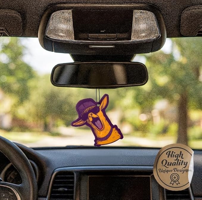 Fresh Fresheners Cute Funny and Aesthetic Car Air Fresheners 4-pack Scented With Premium Oils (Llama)