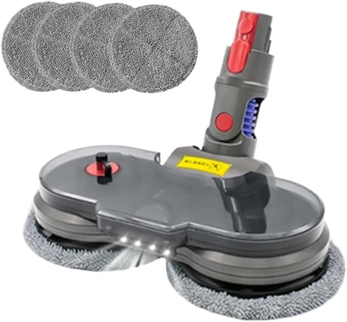 Electric Mop Head Attachment，Compatible For Dyson， V6 DC58 DC59 DC62 V7 V8 V10 V11 V15 Vacuum Cleaner Parts Spin Replacement(V7 V8)