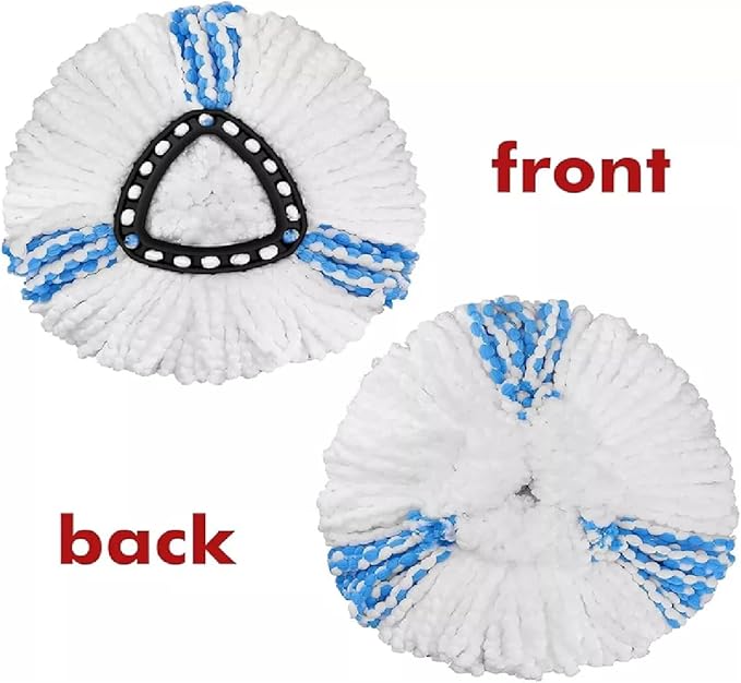3 Pack Mop Replacement Heads Fit for Spin Mop, Fit for Microfiber Spin Mop Head