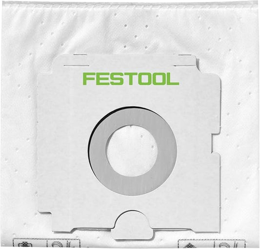Festool 496186 SELFCLEAN Filter Bag for CT 36, Quantity 5