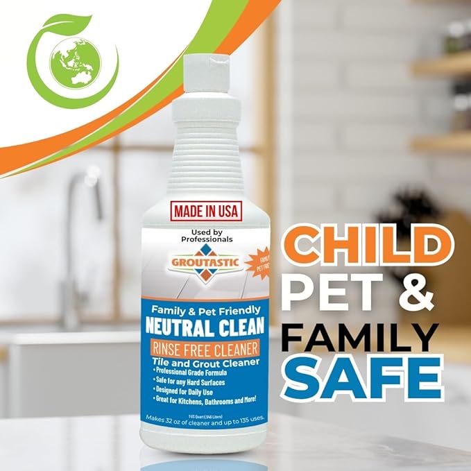 Neutral Floor Cleaner for Daily Mopping and Routine Floor Cleaning, Safe for Tile, Stone & Marble, Professional Grade Formula