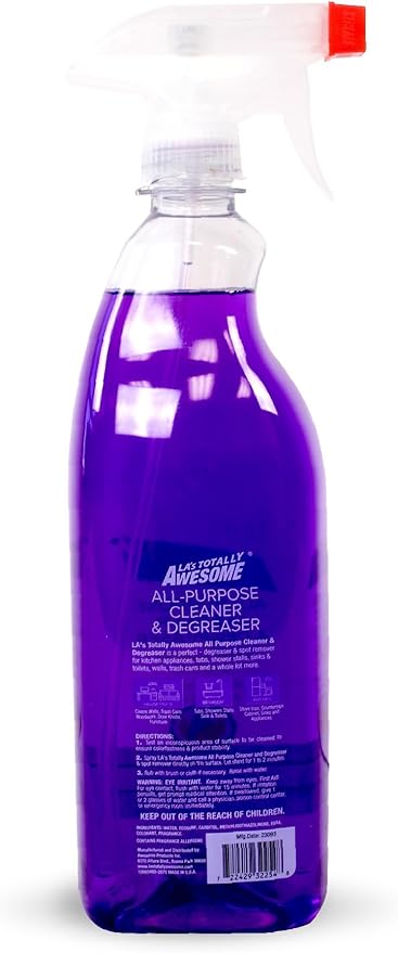 La's Totally Awesome All Purpose Cleaner 64 oz + All Purpose Cleaner Lavender Burst Plant-Derived Spray 32oz (Pack of 3)