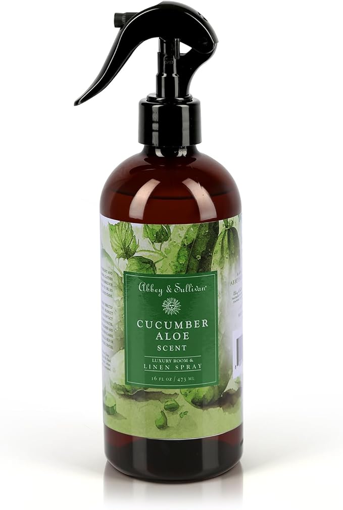 Abbey & Sullivan Linen Spray, Cucumber Aloe, 16 oz.