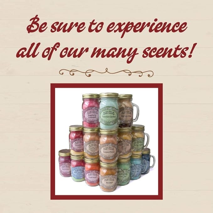 Our Own Candle Company, Buttercream Scented Mason Jar Candle, 100 Hour Burn Time, 13 Ounces