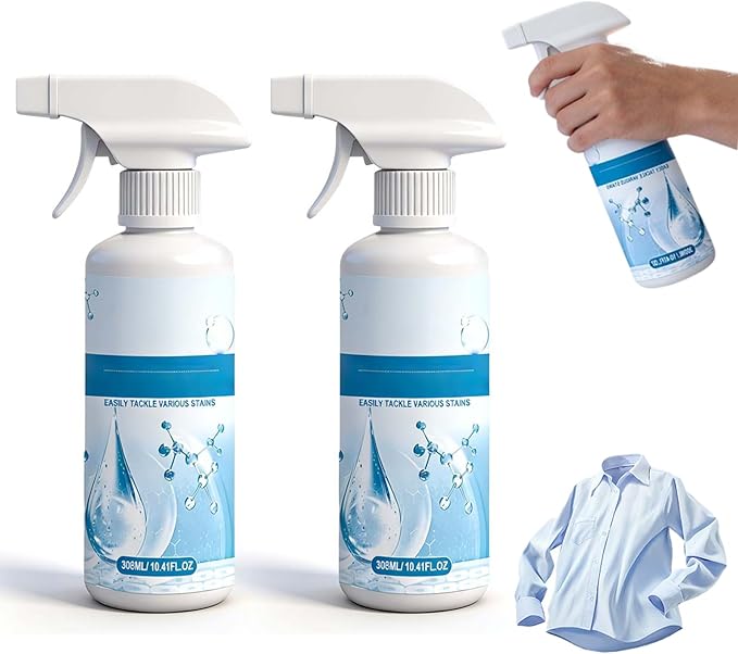 Cleanse Natural Clothing Emulsifier, 2026 Upgrade Non Ionic Emulsifier Clothing Cleaner, Powerful Spot Stain Remover Laundry Spray, No Damage Fabric Conditioner Restore Faded Color (Coconut, 2pcs)