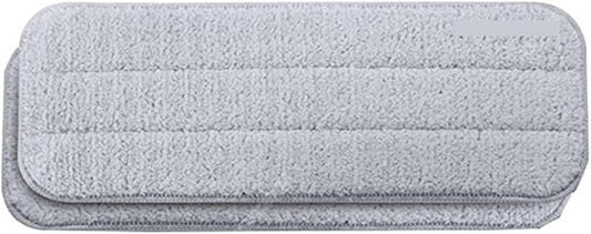 Compatible for Xiaomi Mijia Deerma TB500 TB800 Mop Compatible for Mi Mijia Water Spray Mop 360 Rotating Cleaning Cloth Head Wooden Carbon Fiber Cloth (Color : 2pcs)