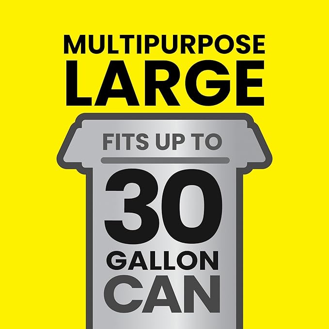 Glad Trash Bags, ForceFlexPlus Drawstring Large Garbage Bags - 30 Gallon, 50 Ct (Package May Vary) (Pack of 2)