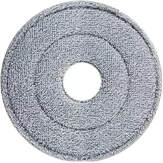 1-10pcs Round MOP Head Cloth Spin Wring For Cleaning Floors Pad Home Replacement Universal Accessories 360 Rotating Barrel Towel(1pcs)