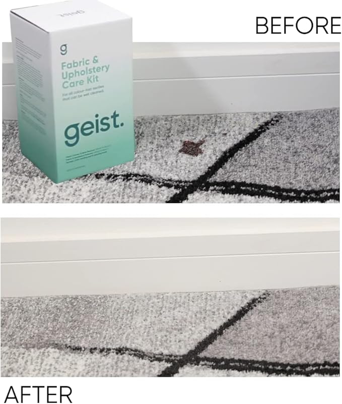 Geist. Fabric Cleaner & Stain Remover | For Alcantara & cloth car interior, sofa, furniture, carpet, rug, clothes | Plant based | 500 ml / 16.75 fl.oz