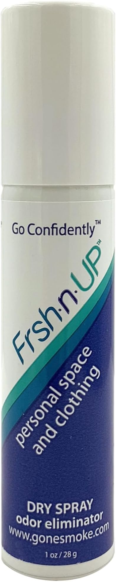 Frsh N Up Hair And Clothing Dry Spray Odor Eliminator, Air Freshenr Fabric Hair Carpets (1 Oz) 4 Pack