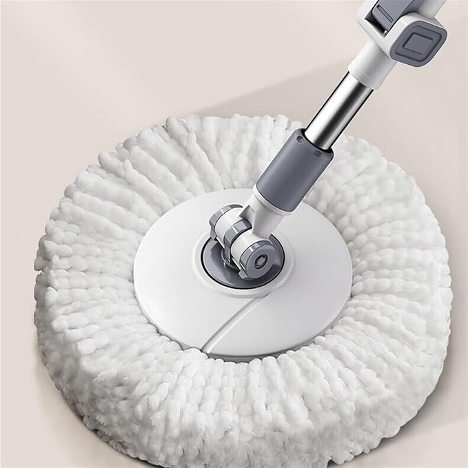 Mop Bucket Rotary Mop Household A Mop That is Clean Not Hand Washing Mop with Bucket Set of Wet and Dry Water Absorbent Floor Mop