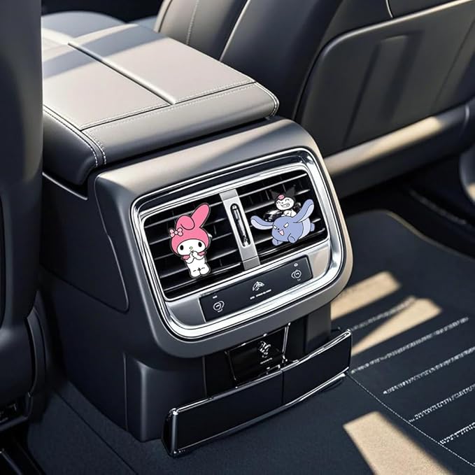 Cute Car Air Freshener Clips,Kitty Car Vent Clip,Car Vent Decoration Accessories,Auto Air Conditioner Clip,Automotive Interior Decoration Gifts for Men/Women