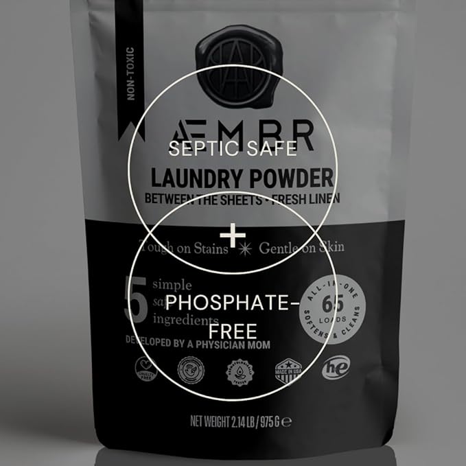 Luxury Laundry Powder | Clean Natural Non-Toxic Healthy Laundry Detergent | Made in USA with Natural Ingredients | Aristocrat Scent (Patchouli & Musk)