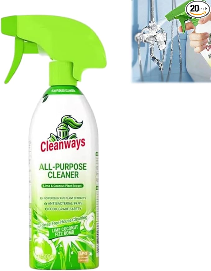 Cleanways All Purpose Cleaner, Multi-purpose Cleaner Suitable for Refrigerators, Microwave Ovens, And Rice Cookers, Easy Home Cleaning with No Rinsing Required, Fresh Fragrance (1PCS)