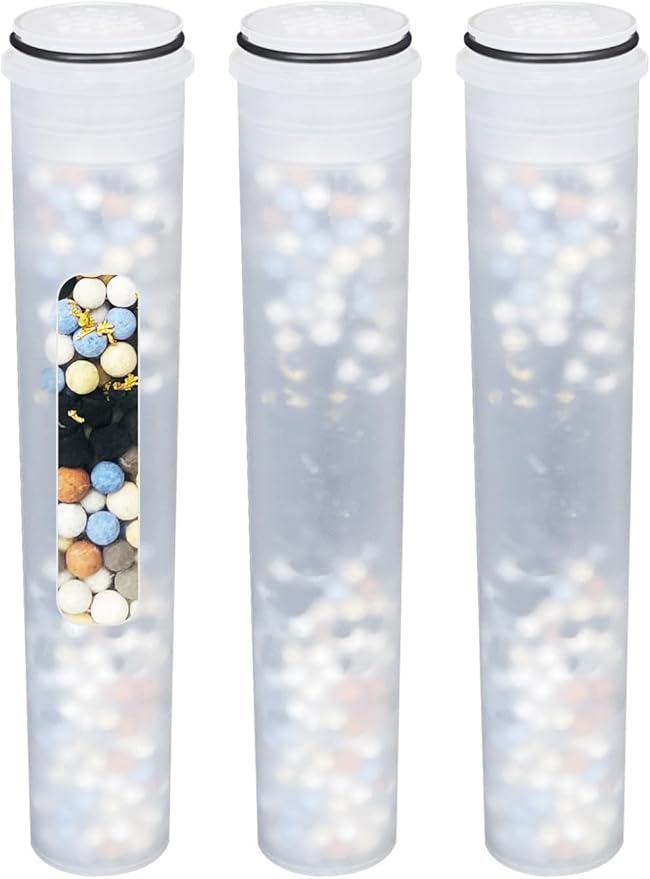AWO 3 PACK Replacement Shower Filter Cartridge Compatible with MakeFit SSJ731,SW9730 Filtered Handheld Shower Head,Multi Stage Shower Filtration Systems for Hard Water Reduces Chlorine