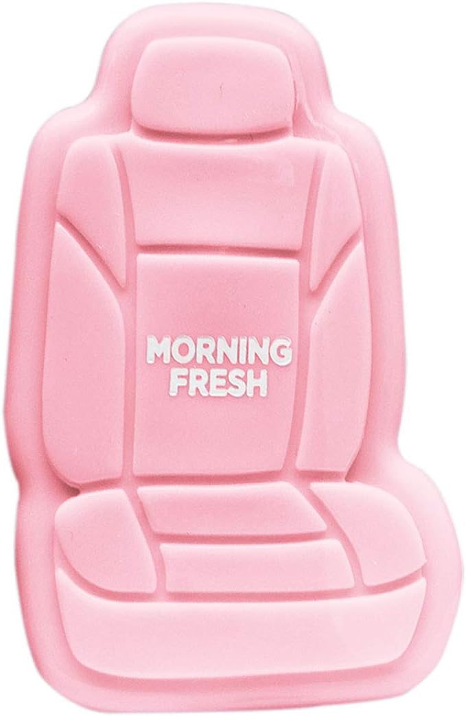 FH Group Air Freshener Vent Clips, Mini Car Seat Covers Design, (Morning Fresh Scent)-3PK