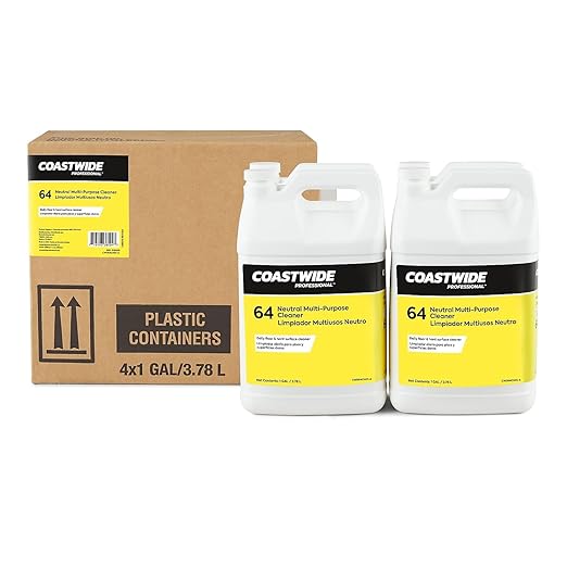 Sustainable Earth Neutral All‑Purpose Cleaner, #64, 1‑Gallon Bottles, 4/Carton — Multi‑Surface pH‑Neutral Cleaning Concentrate for Commercial Floors & Hard Surfaces