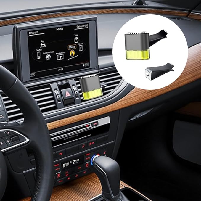 20 Pieces Square Head Car Vent Clips,Car Auto Air freshener Outlet Clips Car Diffuser Vent Clip,Car Outlet Perfume Clips Auto Air Conditioner Clips, Air Freshener Vent Clips