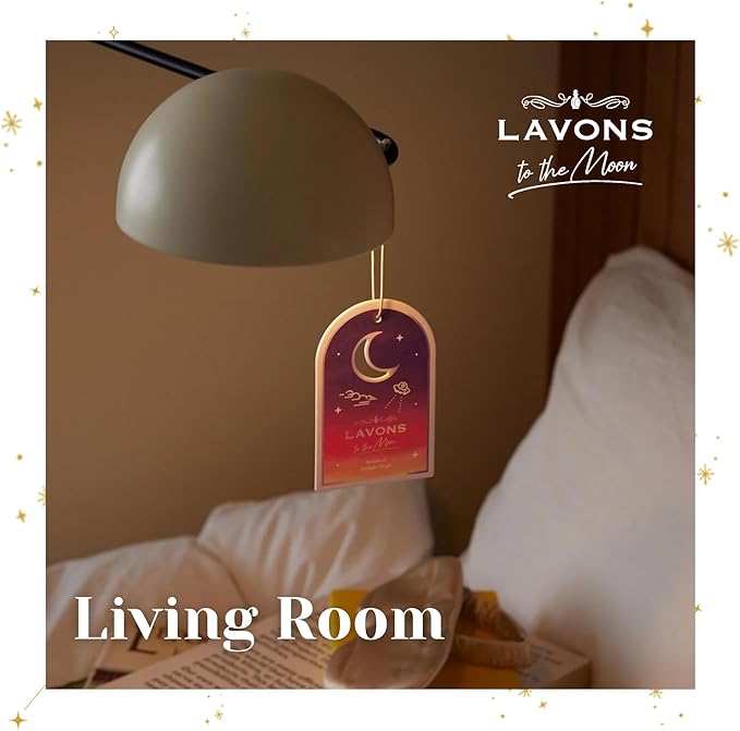 LAVONS Non Toxic Air Fresheners, Car Freshener Long Lasting, Car Air Freshener Hanging, Small Spaces Air Fresheners for Home, Bathroom Air Freshener, Cute Car Accessories by Japan 1Pack NOCTURNAL BLUE