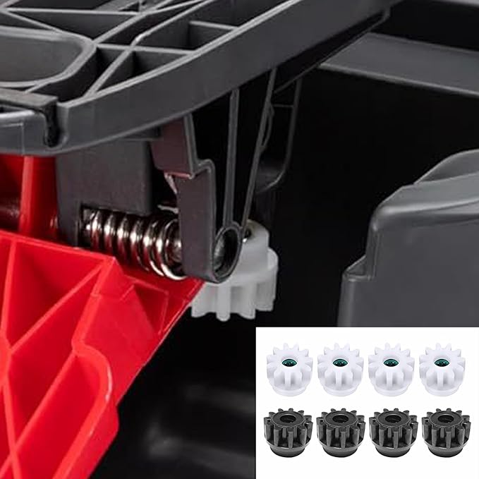 4PCS Pedal Bearing Replacement Compatible with O-Cedar Easywring, Fit 90% Rotation Mop Bucket on The Market (Black)