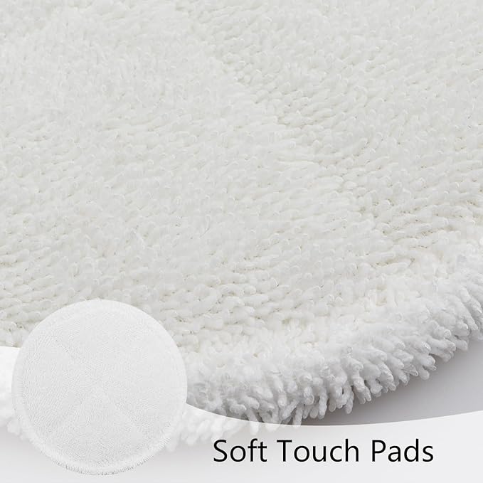 BeiLan Spinwave Mop Pads Fit for Bissell Spinwave 20399 23157 23159 2039A 2124A 20393 2039T 2039W 20391 20395 2307 2315A Heavy Soft Scrubby Pads for Hardwood Floor Cleaning Replacement Pads(12Pack)