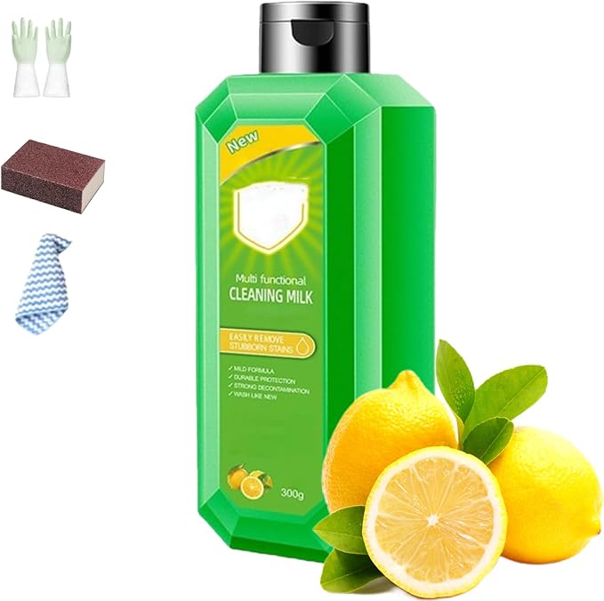 Cleaning Milk House Cleaner, Powerful Multifunctional Concentrated Cleansing Lotion, Multi Scene Cleansing Milk, Multifunctional Oil Cleaning Agent, For Household Kitchen to Heavy Oil Stains (1)
