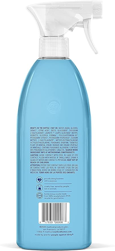 Method All Natural Surface Cleaning Spray - 28oz Variety Pack - (Shower, Bathroom and Glass)