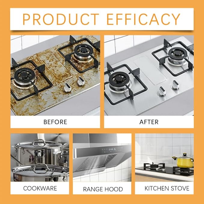 RJDJ Kitchen Foam Cleaner, 2024 Kitchen Foam Cleaner, Multi-Surface, Heavy-Duty Kitchen Foam Cleaner, Easy-to-Use All-Purpose Cleaner for Home, Restaurant, and Professional Use (3pcs)