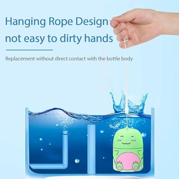 Toilet Cleaner & Toilet Deodorizer, Super Strong Toilet Bowl Cleaner for Removing Dirt, be Used for A Long Time (Green, 1Pc)