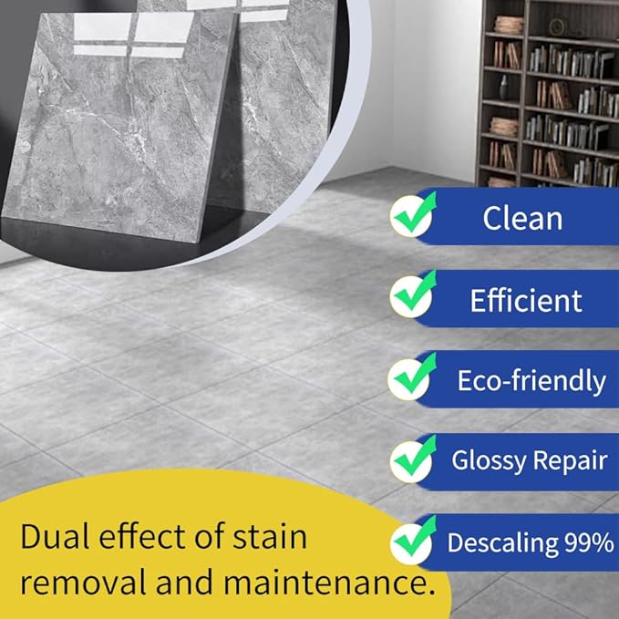 500ml Granite Cleaner Marble Stain Remover Marble Descaling Agent Stone Stain Cleaner Special Stone Cleaning - Stain Remover for Cleaning Concrete, Marble, Granite, Tile