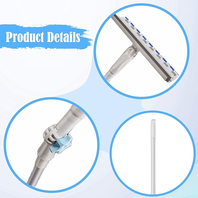 Window Cleaner Glass Clean Tool Duster Glass Wiper Microfiber Sponge Scrubber