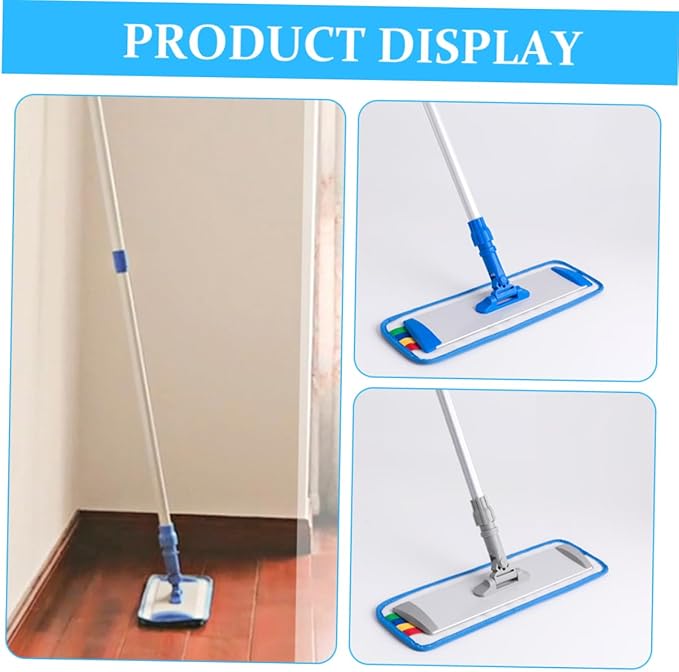 3pcs Microfiber Mop Replacement Pads Reusable Washable Cleaning Cloths for Hardwood Floors Stick Design for Use