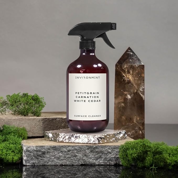 ENVIRONMENT Stone Candles Petitgrain | Carnation | White Cedar All-Purpose Cleaner