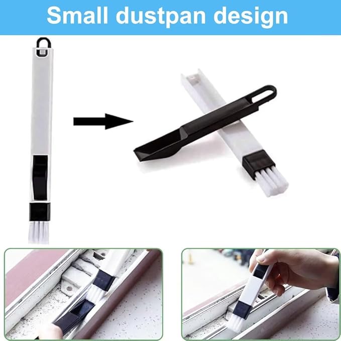 Window Groove Cleaning Brush kit Sliding Door Track Crevice Cleaning Brush Hand-held Groove Gap Cleaning Tools for Small Spaces