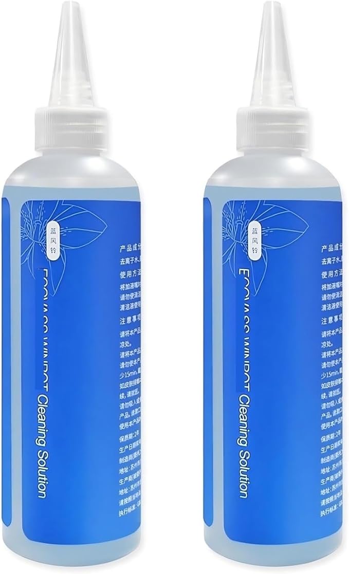 Window Cleaning Fluid - Compatible With ECOVACS WINBOT W2 PRO Omni/W2 Omni/W1 Pro/W1S/Mini - Streak-Free Formula Multi-Functional Glass Cleaner, Specialized Fluid For Window Cleaning Robots(2pcs)