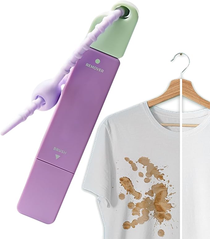 Instants Stain Removers Stick, Stain Remover Travel Size Pen for Clothes, Double-Ended Spot Cleaner Cleaning Tools, 12Ml Portable Fabric Cleaner for Camping Picnic Outdoor Food Grease Oil BBQ